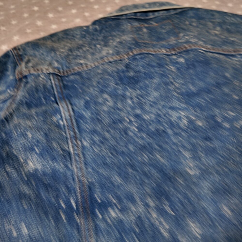 🔥 Levi’s Acid Wash Denim Trucker Jacket - Vintage - XL 🔥 - Picture 10 of 10